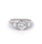 Mid Century GIA 1.13 Carats Round Brilliant Cut Diamond Platinum Ring