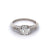 Art Deco GIA 1.49 Carats Old European Cut Diamond Platinum Ring