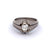 Art Deco French Old Mine Cut Diamond Platinum Ring