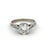Art Deco GIA 1.55 Carats Old European Cut Diamond Platinum Ring