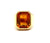 Vintage Austrian Palmeira Citrine 18 Karat Yellow Gold Bezel Set Ring