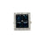 Art Deco Inspired Sapphire Diamond Platinum Square Cocktail Ring