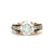 Victorian GIA 1.77 Carats Old European Cut Diamond 18k Rose Gold Silver Ring