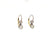 Antique Inspired 1.13 Carat Old Mine Cut Diamond Platinum Drop Earrings