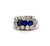 Edwardian Sapphire Diamond 14k Rose Gold Ring