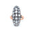 Napoleon III Era French Diamond Silver 18k Rose Gold Navette Dinner Ring