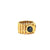 Vintage Sapphire 18 Karat Yellow Gold Two Stone Ring