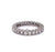 Round Brilliant Cut Diamond Platinum Eternity Band
