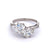 Mid Century French GIA 1.47 & 1.38 Carat Diamond Platinum Toi et Moi Ring