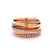 De Grisogono Diamond 18 Karat Rose Gold Allegra Ring