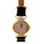 Vintage Piaget Swiss Diamond 18k Yellow Gold Leather Wristwatch