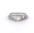 Art Deco GIA 1.51 Carats Asscher Cut Diamond Platinum Ring