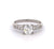 Art Deco GIA 0.81 Carat Old Mine Cut Diamond Platinum Ring