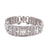 Art Deco Diamond Platinum Link Bracelet
