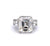 GIA 10.58 Carats Art Deco Emerald Cut Diamond Platinum Ring