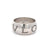 Bvlgari Monologo 18 Karat White Gold Band Ring