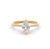 GIA 0.80 Carat Antique Marquise Cut Diamond 18 Karat Yellow Gold Solitaire Ring