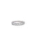 Vintage 0.85 Carat Diamond Platinum Half Eternity Band