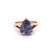 Vintage 3.36 Carats Purple Spinel 14 Karat Yellow Gold Solitaire Ring