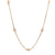 Diamond 14 Karat Yellow Gold Diamond By the Yard Chain Necklace