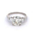Mid Century GIA 2.53 Carats Old European Cut Diamond Platinum Ring
