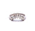 Vintage Marquise Cut Diamond Platinum Chevron Band