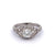 Art Deco Inspired Diamond 14 Karat White Gold Ring