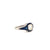 Art Deco Inspired 0.98 Carat Old Mine Cut Diamond Sapphire Platinum Ring