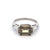 Mid Century GIA 4.10 Carats Fancy Color Diamond Platinum Ring