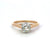 Edwardian GIA 1.00 Carat Old Mine Cut Diamond 14 Karat Yellow Gold Solitaire Ring