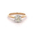 Edwardian GIA 1.30 Carats Old Mine Cut Diamond 14 Karat Yellow Gold Solitaire Ring