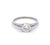 Art Deco GIA 0.97 Carat Old European Cut Diamond Platinum Ring