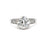 Art Deco GIA 2.07 Carats Old European Cut Diamond Platinum Ring