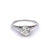 Art Deco Belais GIA 1.24 Carats Old European Cut Diamond 18k White Gold Ring
