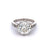 Art Deco GIA 4.28 Carats Old European Cut Diamond Platinum Ring