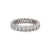 2.47 Carats Total Weight 14k White Gold Eternity Band