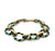 Vintage Enamel 14k Yellow Gold Link Bracelet