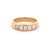 Carré Cut Diamond 18 Karat Yellow Gold Channel Set Band Ring