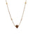 Fancy Color Diamond 14k Yellow Gold Diamonds By the Yard Chain Necklace