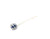 Art Deco French Sapphire Diamond Platinum Stick Pin