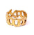 Vintage Tiffany Paloma Picasso Graffiti XO 18 Karat Gold Ring
