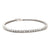 Art Deco Inspired 2.42 Carat Diamond Platinum Tennis Bracelet