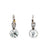 Antique Inspired 2.75 Carats Diamond Platinum 18k Yellow Gold Drop Earrings