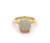 2.79 Carats Opal 18 Karat Yellow Gold Solitaire Ring