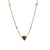 Fancy Color Diamond 14k Yellow Gold Diamonds By the Yard Chain Necklace