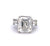 GIA 10.58 Carats Art Deco Emerald Cut Diamond Platinum Ring
