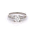 Art Deco GIA 0.81 Carat Old Mine Cut Diamond Platinum Ring