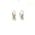 Antique Inspired 1.13 Carat Old Mine Cut Diamond Platinum Drop Earrings