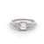 Art Deco GIA 1.06 Carats Square Emerald Cut Diamond Platinum Ring