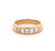 Carré Cut Diamond 18 Karat Yellow Gold Channel Set Band Ring